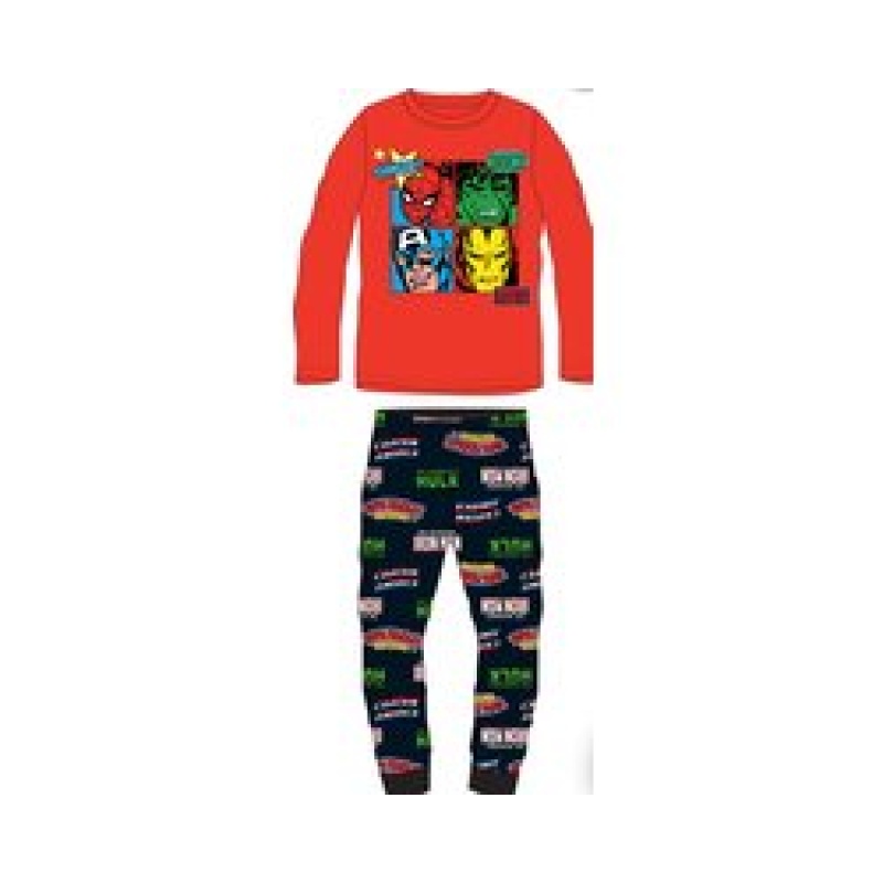 Marvel Spider-man/Hulk/Iron-man/Captain America Pyjama Katoen Rood/Blauw