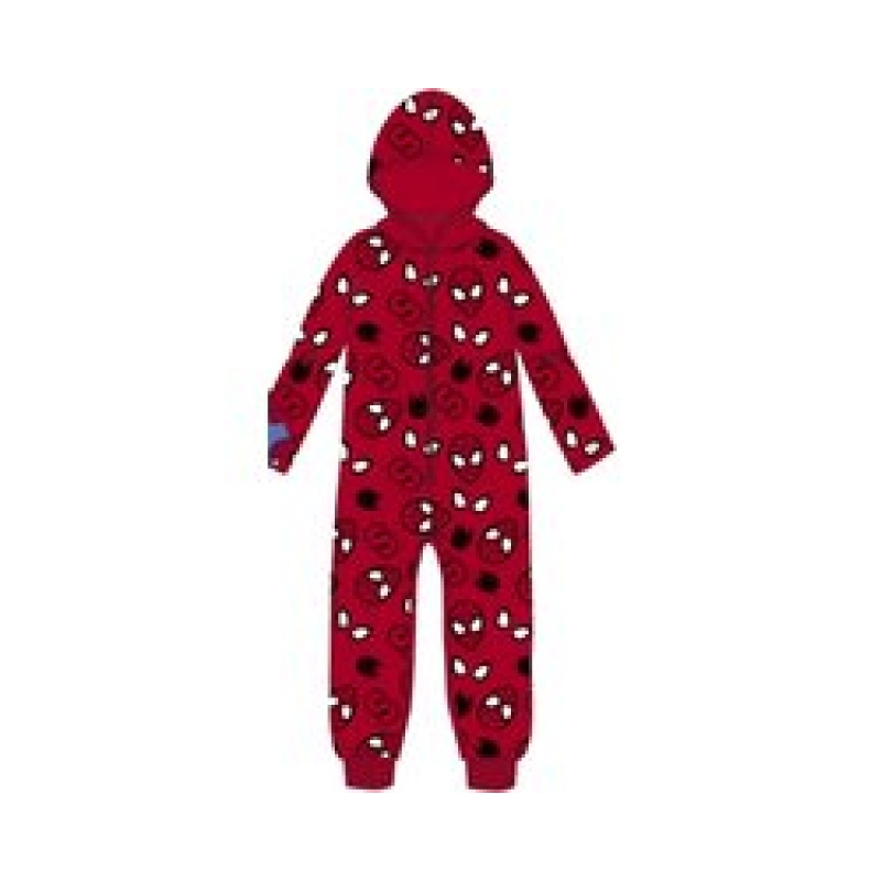 Marvel Spiderman Onesie Fleece Rood Maat 98