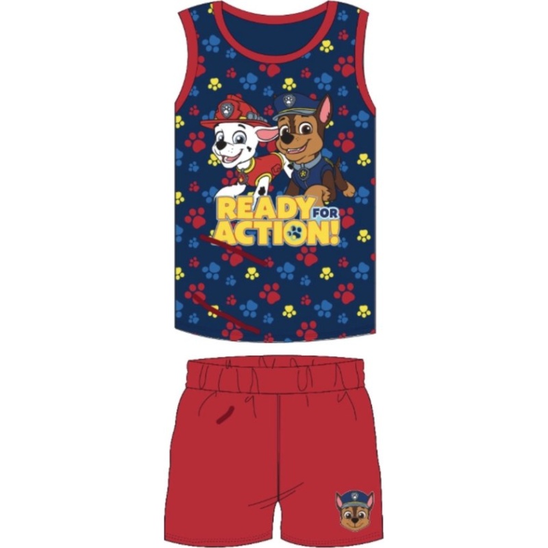 Paw patrol Singlet pyjama-Shortama Katoen - Afbeelding 2