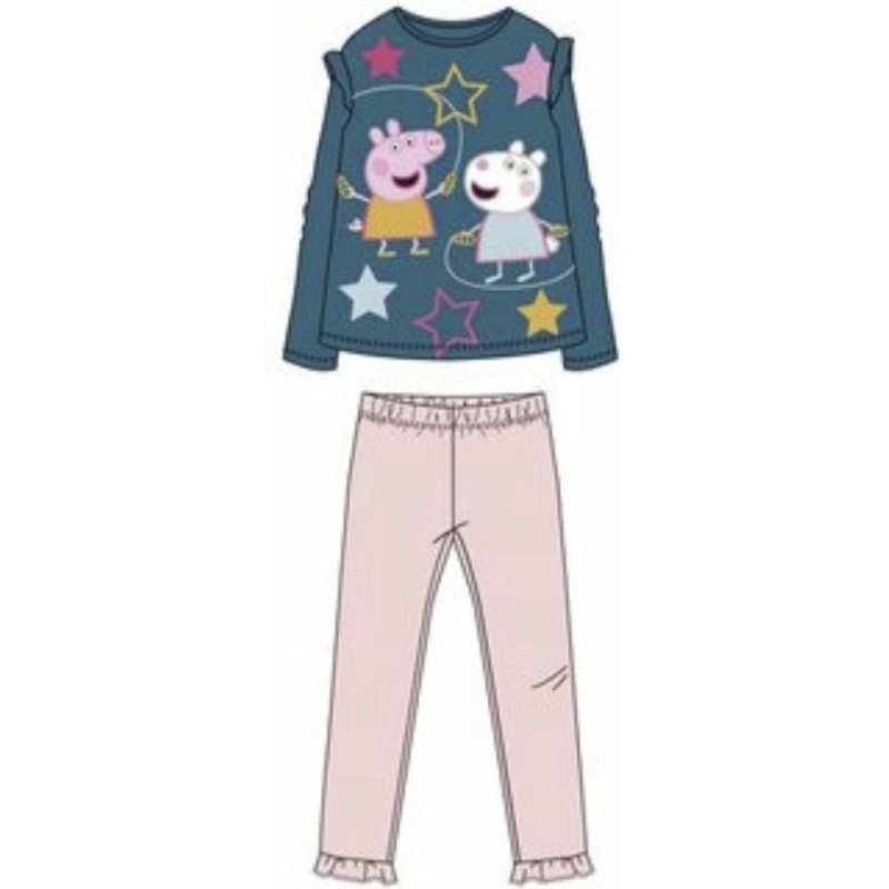 Peppa Pig Pyjama Turquoise Katoen Maat 116