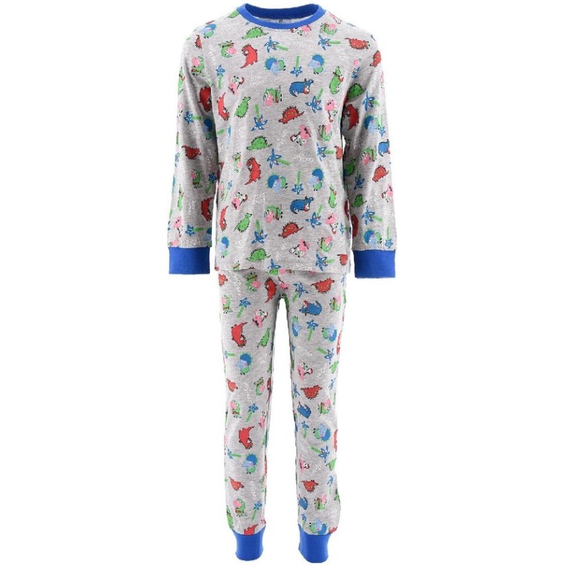 Peppa Georgers Pyjamaset Grijs Katoen