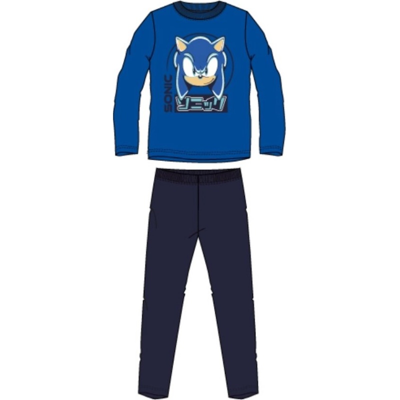 Sonic The Hedgehog Pyjama Blauw Katoen