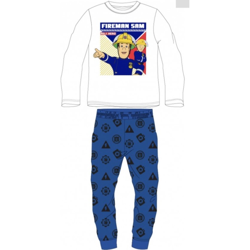 Brandweerman Sam Pyjama Katoen Blauw Maat 128