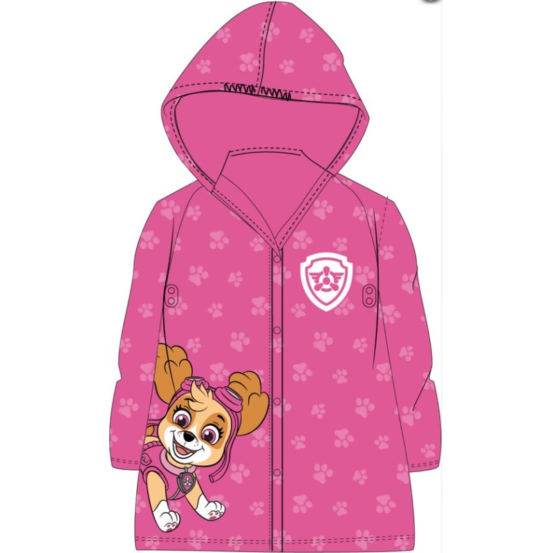 Lichtroze regenjas SKYE Paw Patrol