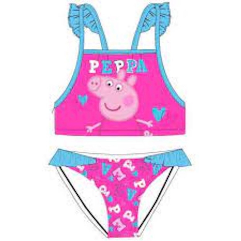 Roze/blauwe bikini van Peppa Pig