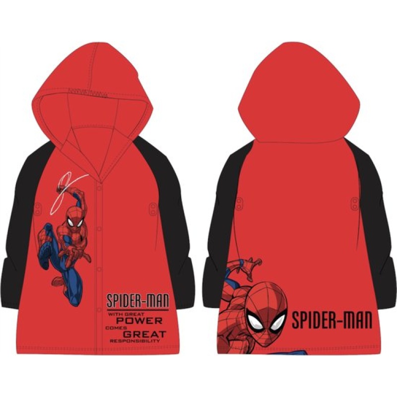 Spiderman regenjas maat