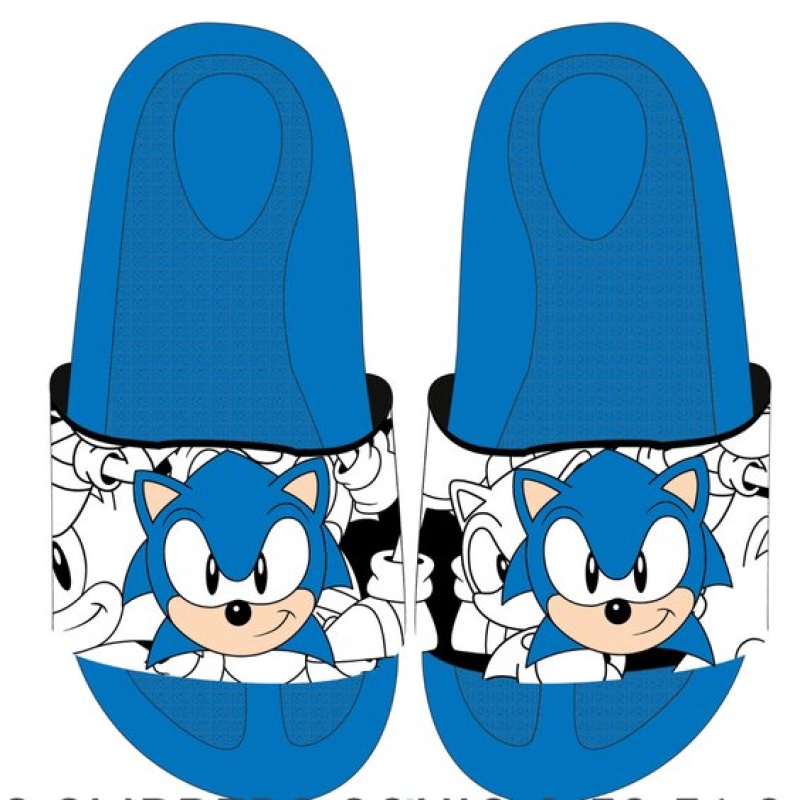 Sonic Slippers Blauw