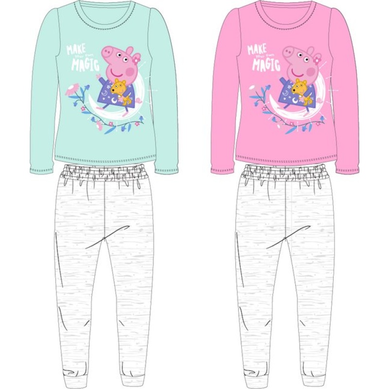 Peppa Pig Pyjamaset Turquoise