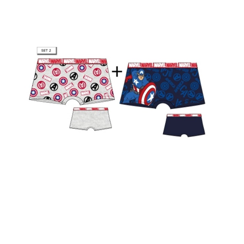 Marvel Captain America 2-Pack Boxershort - Afbeelding 2