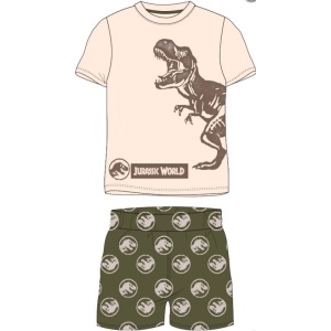 Jurassic World Pyjamaset Kaki Katoen